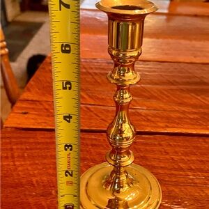 Elegant Brass Candlestick Holder